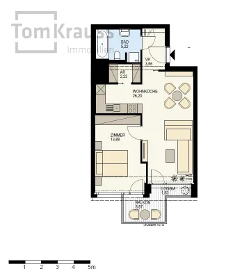2-Zimmer-Wohnung kaufen in Wien – 52,91 m², € 658.200 – Bild 20 von 21