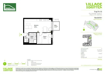 2-Zimmer-Wohnung mieten in Wien – 50,86 m², € 1.149 – Bild 29 von 29