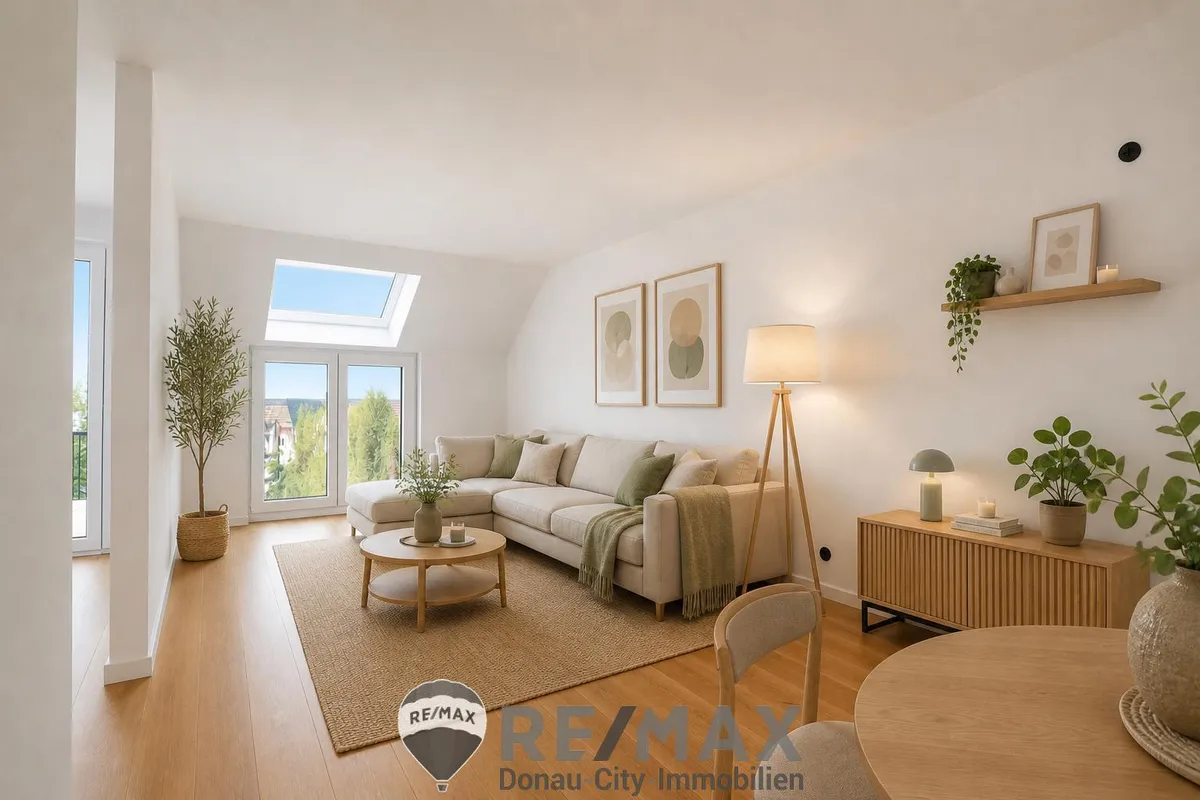 "100 % Dachterrassen-Vibes - 3 Zimmer!" - Ansicht 2