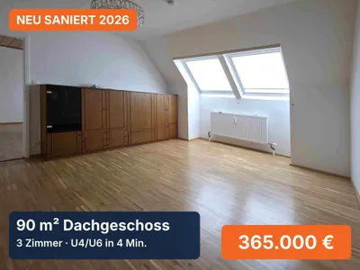 3-Zimmer-Wohnung kaufen in Wien – 90 m², € 365.000 – Bild 1 von 11