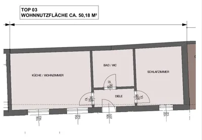 2-Zimmer-Wohnung mieten in Ried im Innkreis – 50 m², € 785 – Bild 9 von 10
