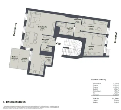 3-Zimmer-Wohnung kaufen in Wien – 81,23 m², € 839.000 – Bild 10 von 24