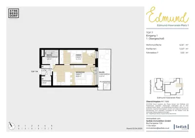 1-Zimmer-Wohnung kaufen in Wien – 42,61 m², € 259.000 – Bild 4 von 10