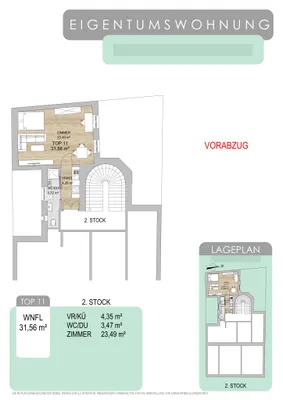 1-Zimmer-Wohnung kaufen in Wien – 32 m², € 185.000 – Bild 14 von 14