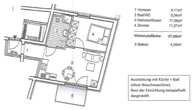 Neuwertige, zentrale Wohnung in Graz, privat zu vermieten, photo 2