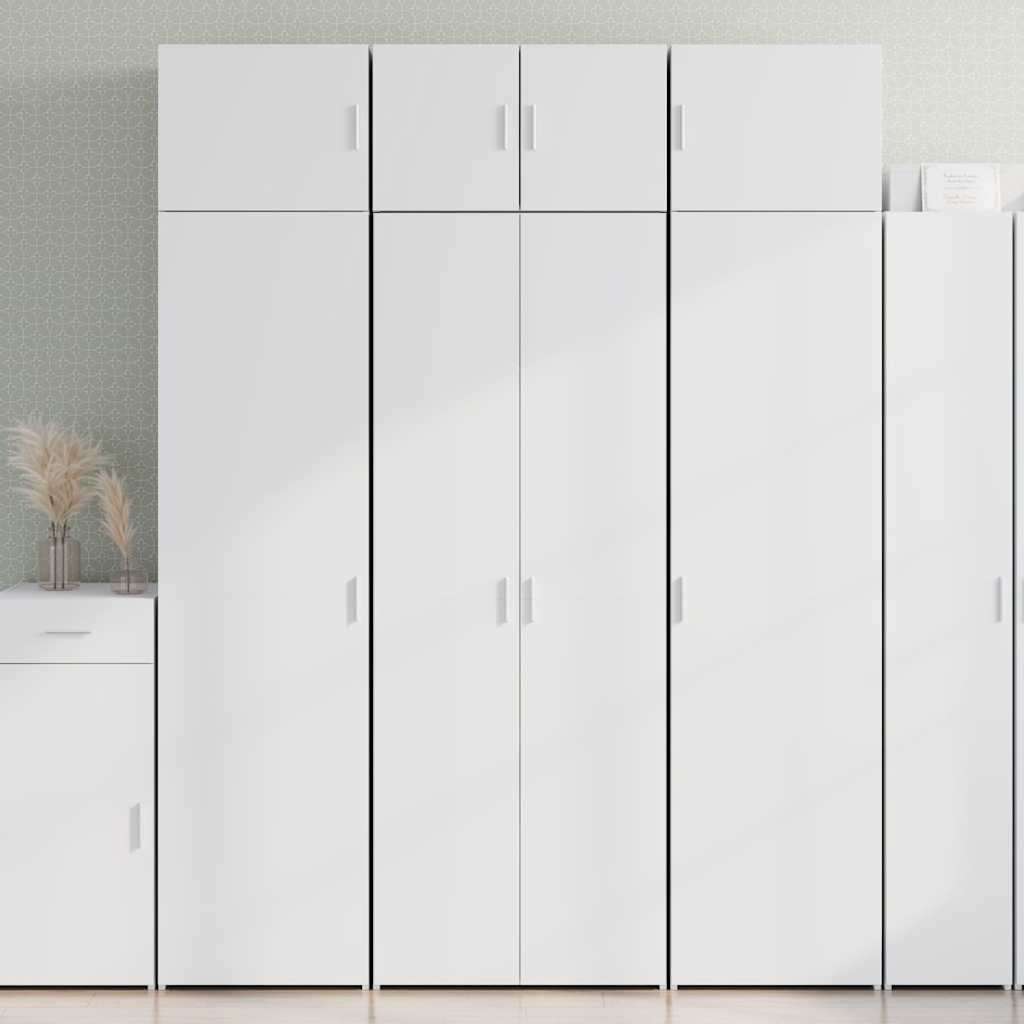 NEU vidaXL Highboard Weiß 70x42,5x185 cm Holzwerkstoff