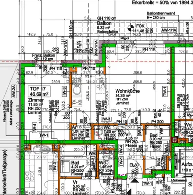 2-Zimmer-Wohnung mieten in Wien – 46,69 m², € 836 – Bild 16 von 16