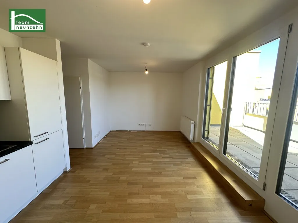LEO 131 - Tolle 3-Zimmer Wohnung mit 2 großen Terrassen! Nur 4 Bus-Stationen zum Bahnhof Floridsdorf und viel Grün in der Nähe! - Widok 2