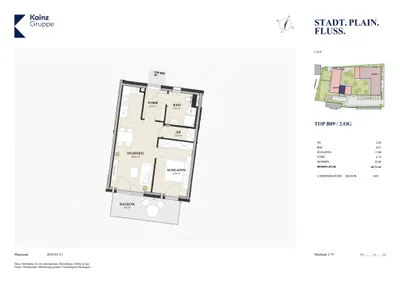 2-Zimmer-Wohnung kaufen in Salzburg Stadt – 46,73 m², € 374.000 – Bild 6 von 7