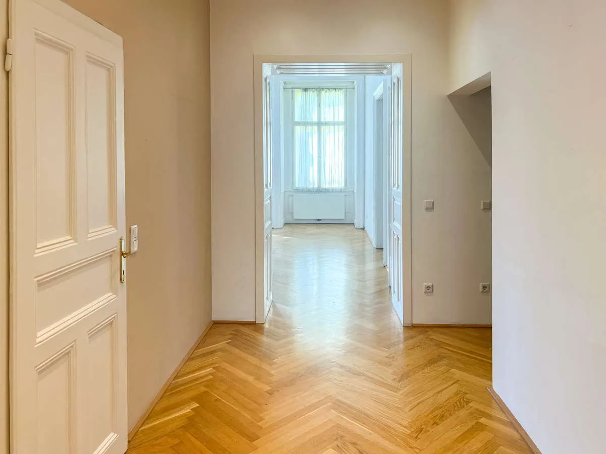 Elegantes Altbau-Ambiente - 4-Zimmer-Wohnung beim Naschmarkt - Ansicht 2