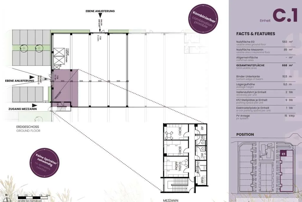 Ihr Standort für Produktion, Gewerbe, Lager oder Büro in Neusiedl am See - ab 668 m² Nutzfläche - Ansicht 3