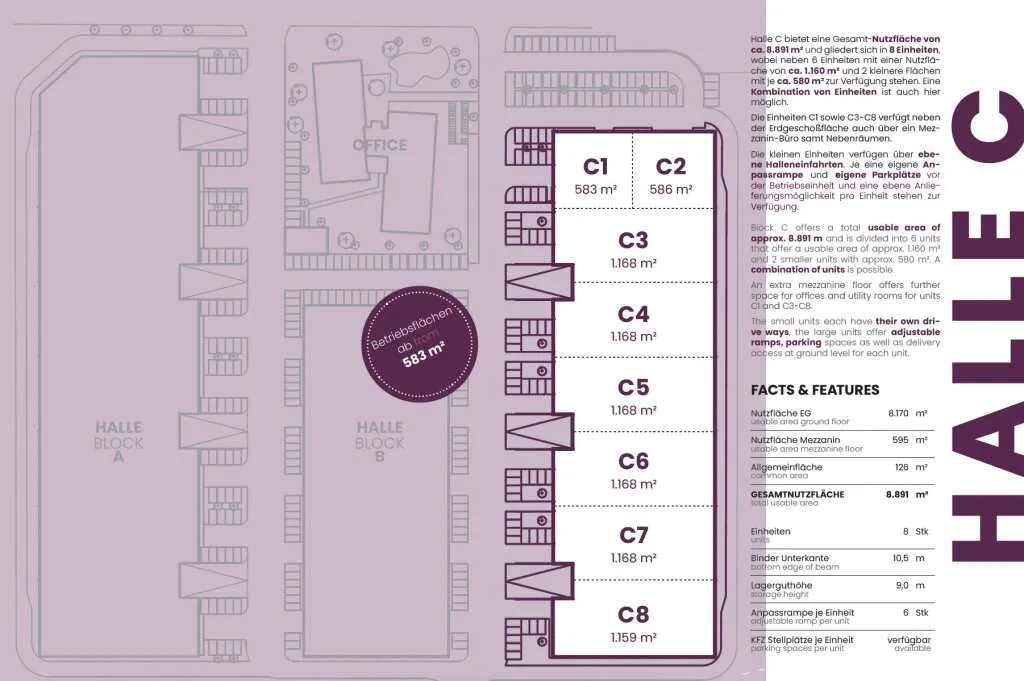 Ihr Standort für Produktion, Gewerbe, Lager oder Büro in Neusiedl am See - ab 668 m² Nutzfläche - Ansicht 2