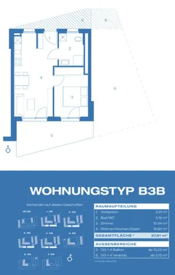 2-Zimmer-Wohnung kaufen in Graz – 37,91 m², € 170.000 – Bild 12 von 12