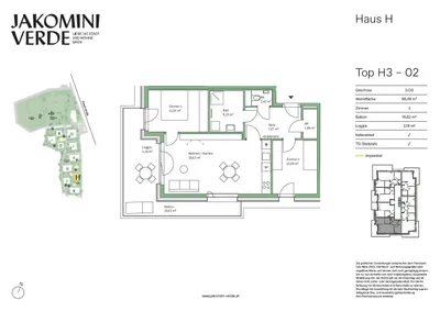 3-Zimmer-Wohnung kaufen in Graz – 68,48 m², € 360.000 – Bild 8 von 8