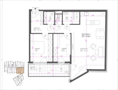3-Zimmer-Wohnung kaufen in Wien – 81,4 m², € 461.588 – Bild 10 von 10