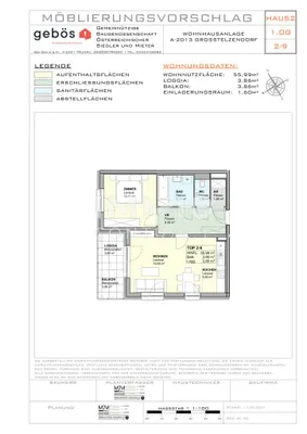 2-Zimmer-Wohnung mieten in Hollabrunn – 55,99 m², € 610 – Bild 10 von 10