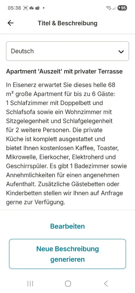Ferienwohnung ,, Auszeit am Erzberg / Präbichl" (Neu renoviert) - Ansicht 2