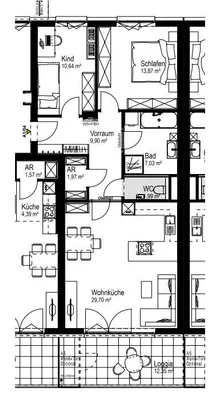 3-Zimmer-Wohnung kaufen in Linz Land – 75,1 m², € 310.830 – Bild 5 von 5