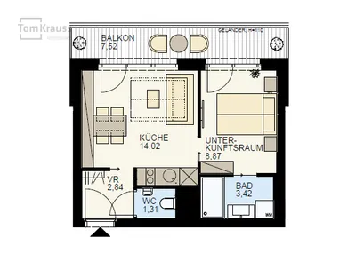 2-Zimmer-Wohnung kaufen in Wien – 30,46 m², € 270.400 – Bild 2 von 14