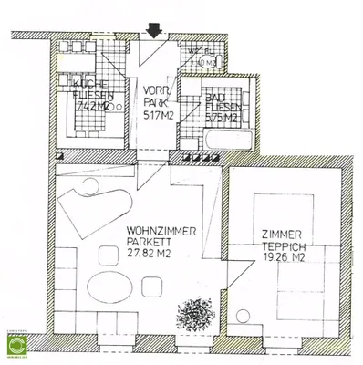 2-Zimmer-Wohnung mieten in Mödling – 66,83 m², € 751 – Bild 9 von 9