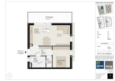 2-Zimmer-Wohnung kaufen in Sankt Johann im Pongau – 54,51 m², € 315.000 – Bild 19 von 20