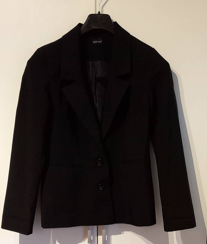 Laura Scott Blazer, Schwarz, Gr. 36