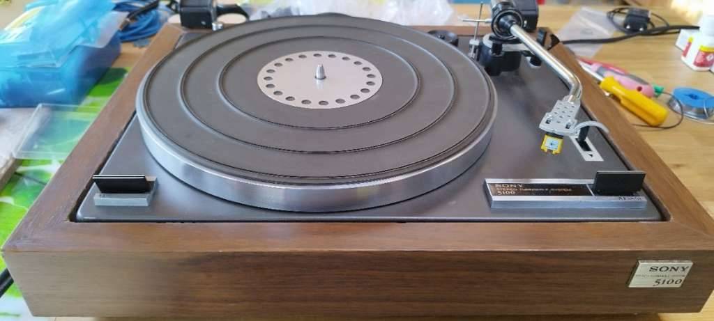 Platine Vinyle SONY PS 5100 - Vintage - Fonctionnelle, état Correct