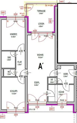 3-Zimmer-Wohnung mieten in Murtal – 88,65 m², € 845 – Bild 2 von 17