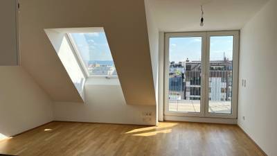 klimatisierte Dachgeschoss 2-Zimmer Wohnung mit zwei Balkone! – Bild 2