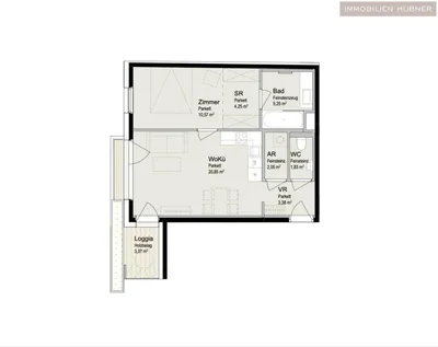 2-Zimmer-Wohnung mieten in Wien – 52 m², € 1.499 – Bild 11 von 25