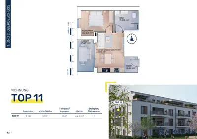 2-Zimmer-Wohnung kaufen in Vöcklabruck – 37 m², € 179.700 – Bild 12 von 12