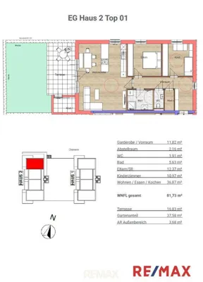 2-Zimmer-Wohnung kaufen in Grieskirchen – 81,73 m², € 373.319 – Bild 11 von 11