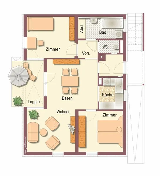 Wohnung – Deutschlandsberg, Bad Gams - Ansicht 3