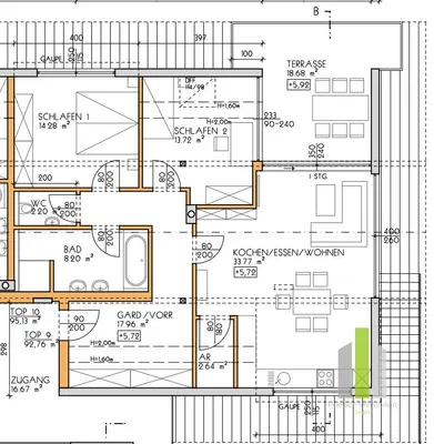 3-Zimmer-Wohnung mieten in Salzburg Stadt – 93 m², € 2.355 – Bild 8 von 8