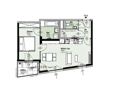 2-Zimmer-Wohnung kaufen in Wien – 47,56 m², € 271.000 – Bild 9 von 9