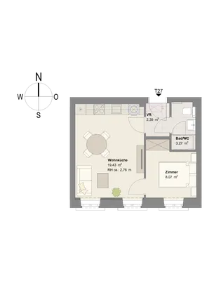 2-Zimmer-Wohnung kaufen in Wien – 33,12 m², € 271.000 – Bild 9 von 9