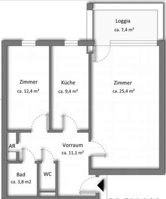 2-Zimmer-Wohnung kaufen in Wien – 68,89 m², € 280.000 – Bild 8 von 8