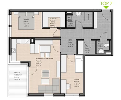 3-Zimmer-Wohnung kaufen in Zell am See – 78 m², € 404.000 – Bild 8 von 9