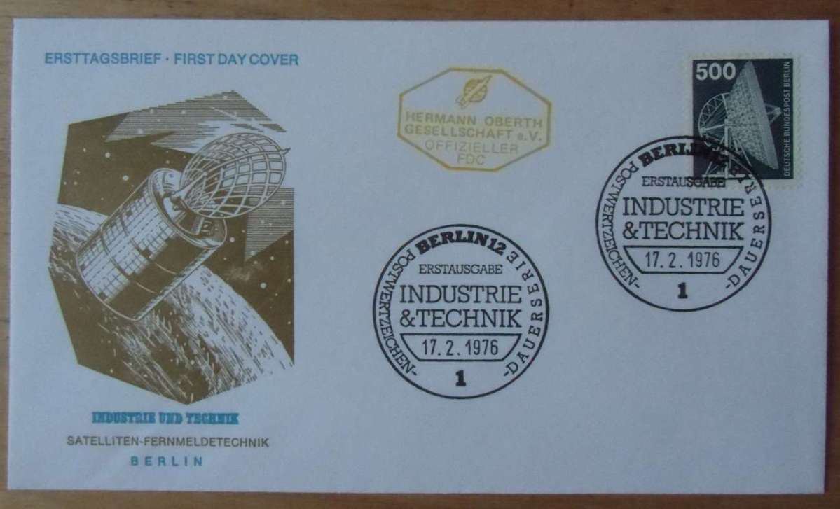 Ersttagsbrief Berlin "Industrie und Technik" 500 Michel-Nr. 507