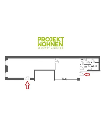 2-Zimmer-Gewerbeimmobilie mieten in Leoben – 95 m², € 713 – Bild 11 von 11