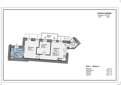 3-Zimmer-Wohnung kaufen in Wien – 55 m², € 327.742 – Bild 24 von 24