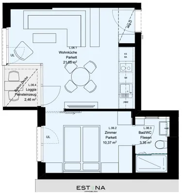 2-Zimmer-Wohnung kaufen in Wien – 34,77 m², € 209.900 – Bild 12 von 12