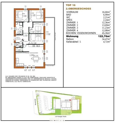 5-Zimmer-Wohnung kaufen in Villach Land – 122,76 m², € 559.000 – Bild 13 von 13