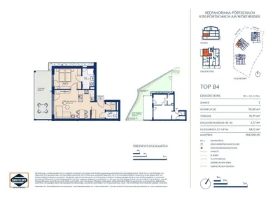 2-Zimmer-Wohnung kaufen in Klagenfurt Land – 50,66 m², € 364.000 – Bild 11 von 11