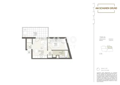 2-Zimmer-Wohnung kaufen in Wien – 43,38 m², € 299.700 – Bild 11 von 11