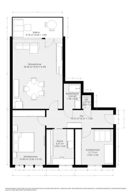 3-Zimmer-Wohnung kaufen in Graz – 83,06 m², € 350.000 – Bild 16 von 16