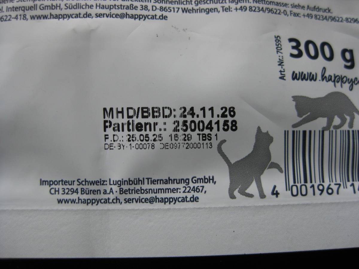 Happy Cat Trockenfutter 300g,  3,- (8041 Graz) - willhaben