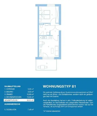2-Zimmer-Wohnung mieten in Graz – 32,01 m², € 630 – Bild 13 von 13