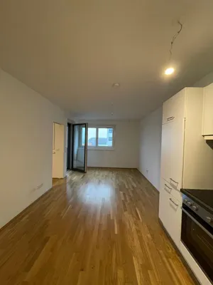 Ab 1.7. - Moderne 1-1/2-Zimmer-Singlewohnung mit nordseitiger Loggia im 7. Stock am Genochplatz