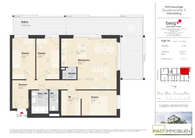 4-Zimmer-Wohnung kaufen in Mödling – 85,22 m², € 649.000 – Bild 15 von 15